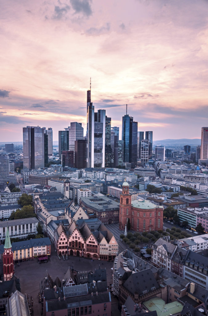 Droneshot Skyline Frankfurt