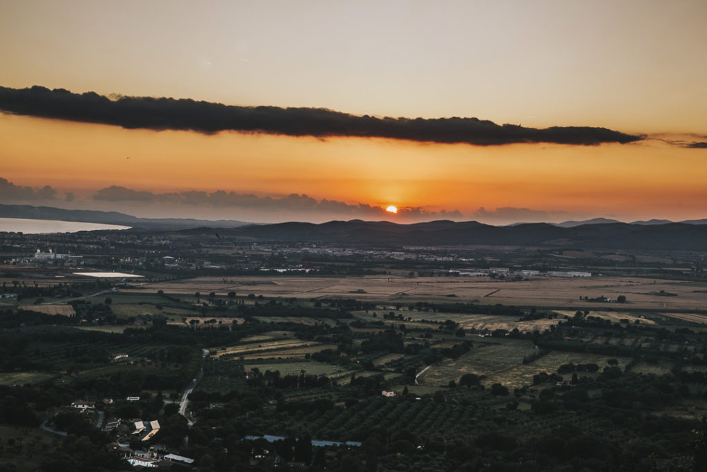 Sonnenuntergang Toskana